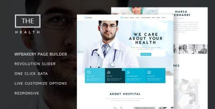 The Hospital One and Multi Page Health Theme - All is Nulled