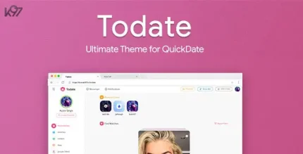 Todate The Ultimate QuickDate Theme - All is Nulled