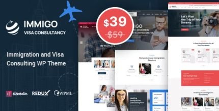 Immigo immigration and Visa Consulting WordPress Theme