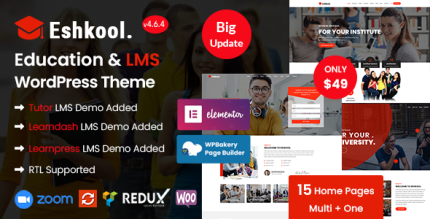 Eshkool – Education WordPress Theme - ALL is Nulled