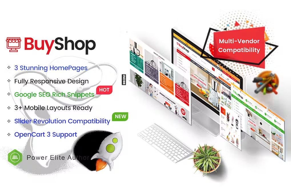 BuyShop Multipurpose OpenCart 3 Theme - All is Nulled