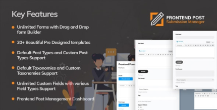 Frontend Post Submission Manager Wordpress Plugin