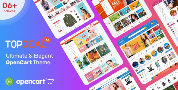 Multi Vendor Responsive OpenCart 3, 2.3 Theme - All is Nulled