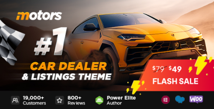 Motors Car Dealer Rental and Listing WordPress theme