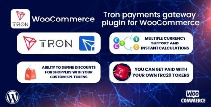 TronPay WooCommerce Tron payments gateway plugin