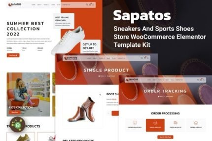 Sapatos Sneakers Sports Shoes Store WooCommerce Elementor