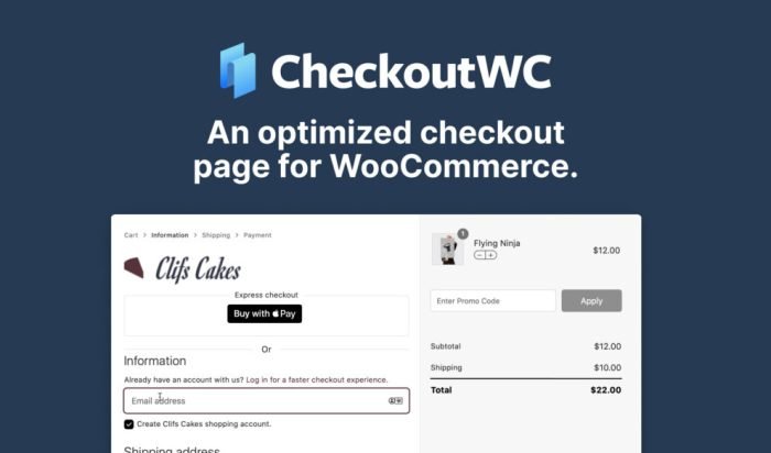 CheckoutWC Conversion optimize checkout Plugin WooCommerce