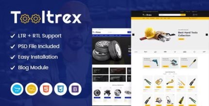 Tooltrex Responsive OpenCart Theme - All is Nulled