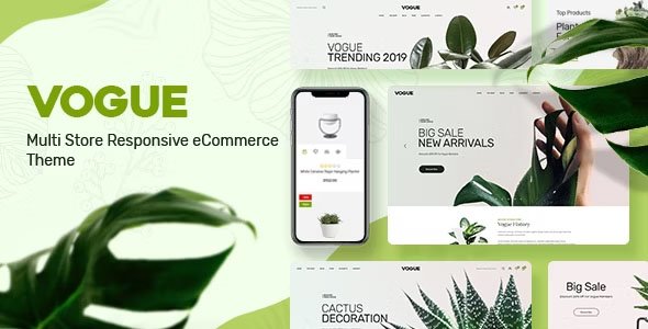 Vogue Plant Store Opencart Theme - All is Nulled